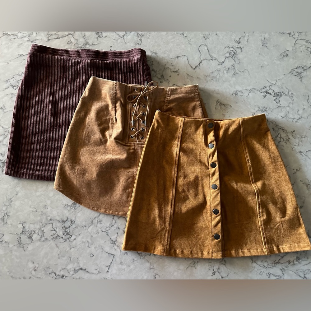 Set of 3 mini skirts